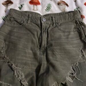 Dark Green Women’s Jean Shorts Grand Deal!